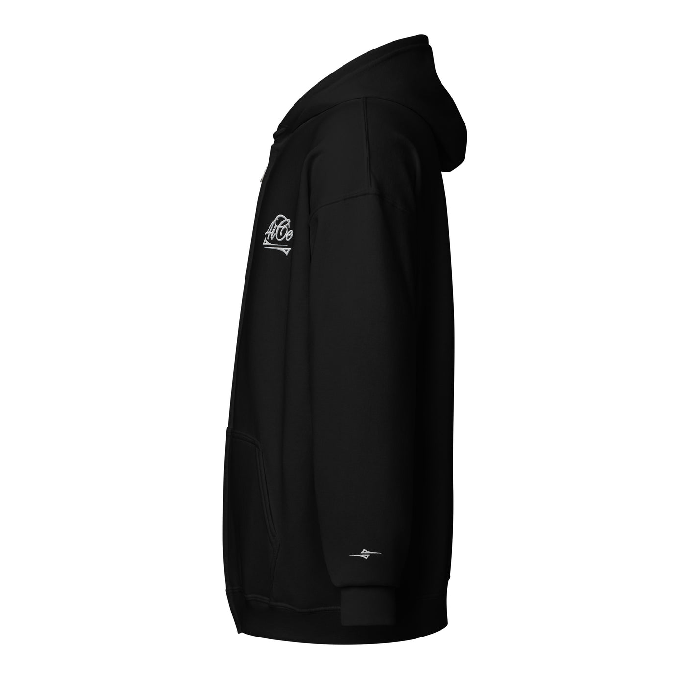  4iCe® Elite Boxing zip hoodie black left side