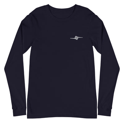 4iCe® Icon Elite Boxing navy embroidered long sleeve tee
