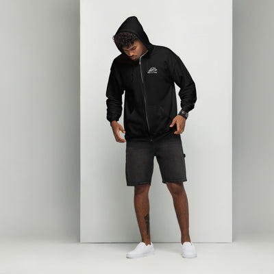  4iCe® Elite Boxing zip hoodie, black, front