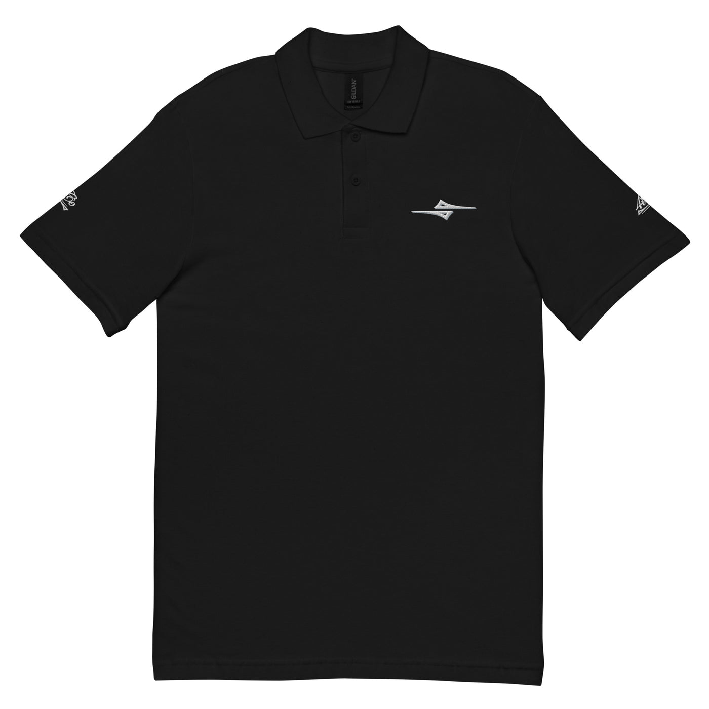 4iCe® Icon Elite Boxing black embroidered polo shirt