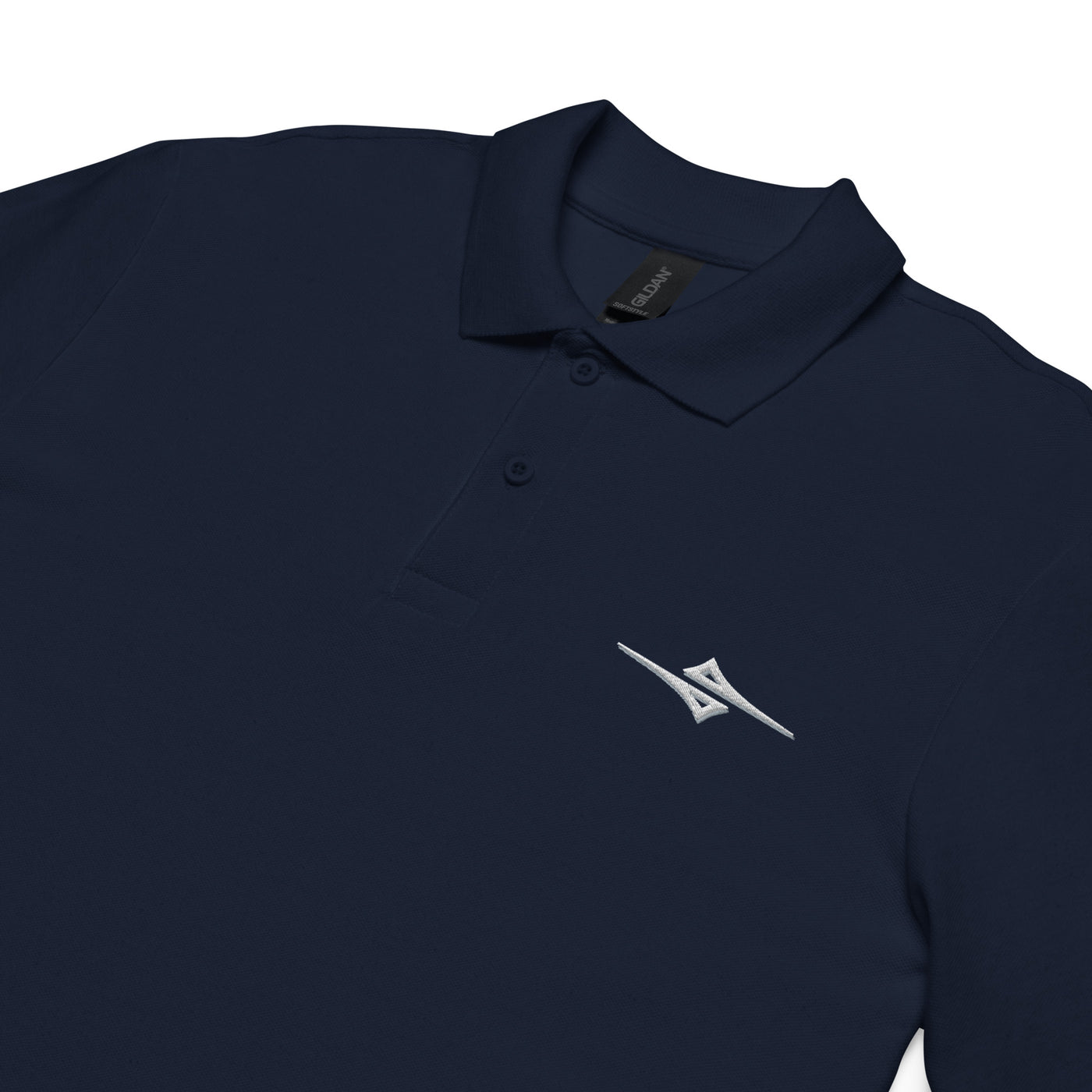 4iCe® Icon Elite Boxing navy embroidered polo shirt, details