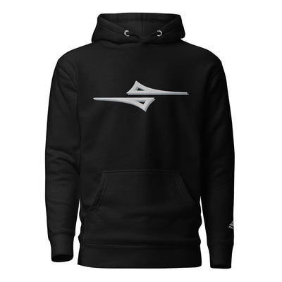 4iCe® Icon Elite Boxing black embroidered hoodie view