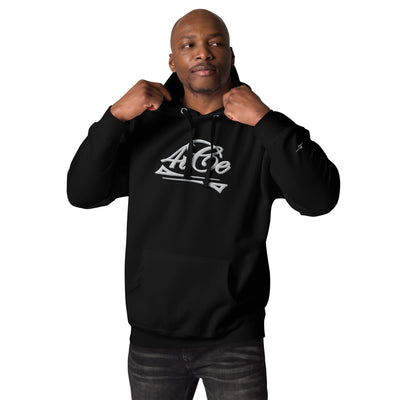  4iCe® Elite Boxing black embroidered hoodie