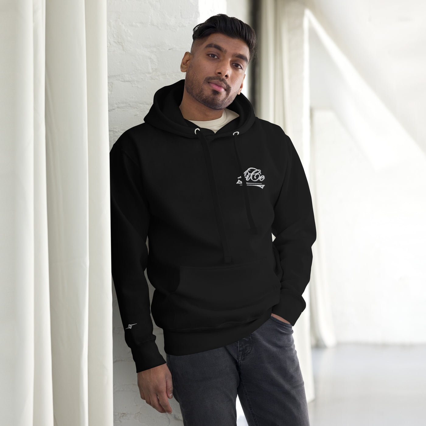 4iCe® Lil Elite Boxing embroidered hoodie, black
