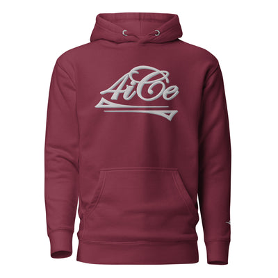  4iCe® Elite Boxing maroon embroidered hoodie