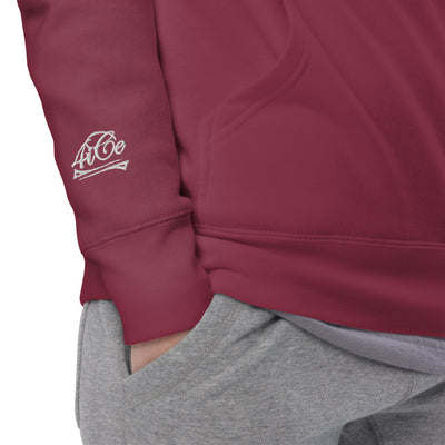 4iCe® Lil Icon Elite Boxing embroidered hoodie, maroon