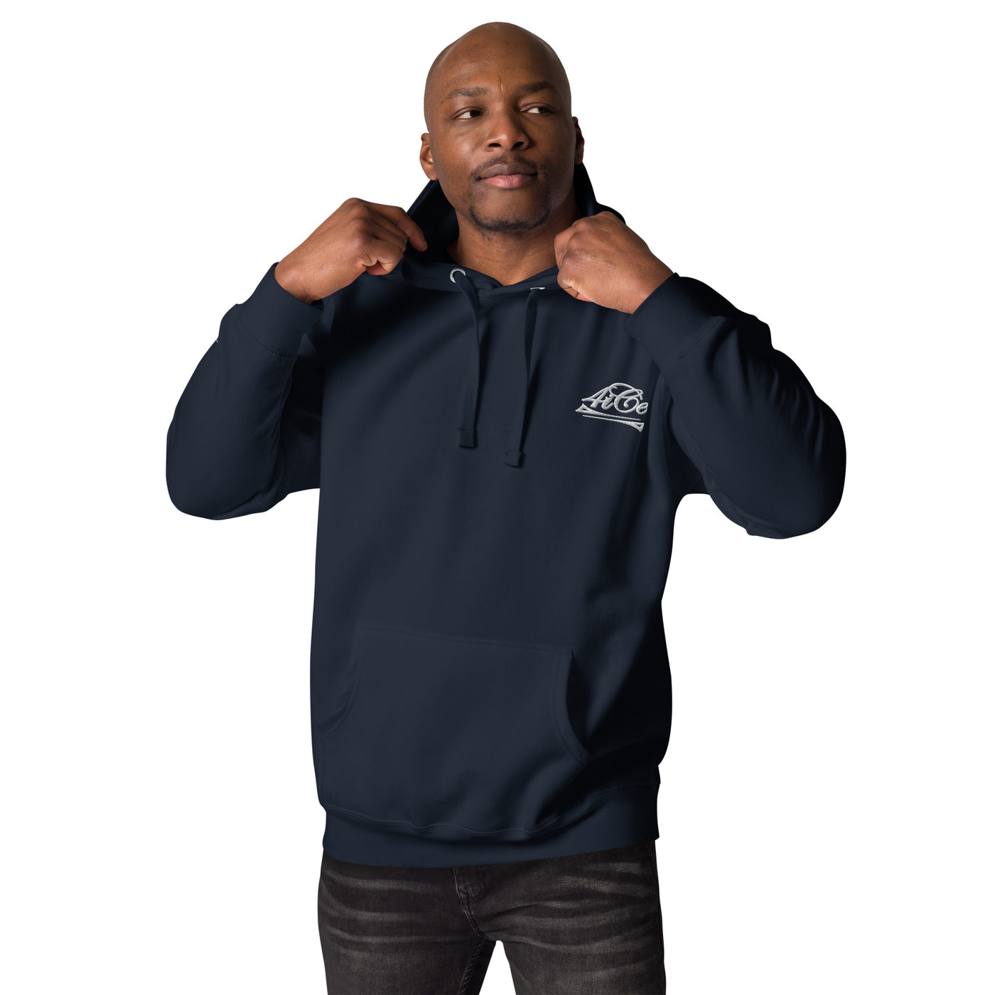4iCe® Lil Elite Boxing embroidered hoodie, navy