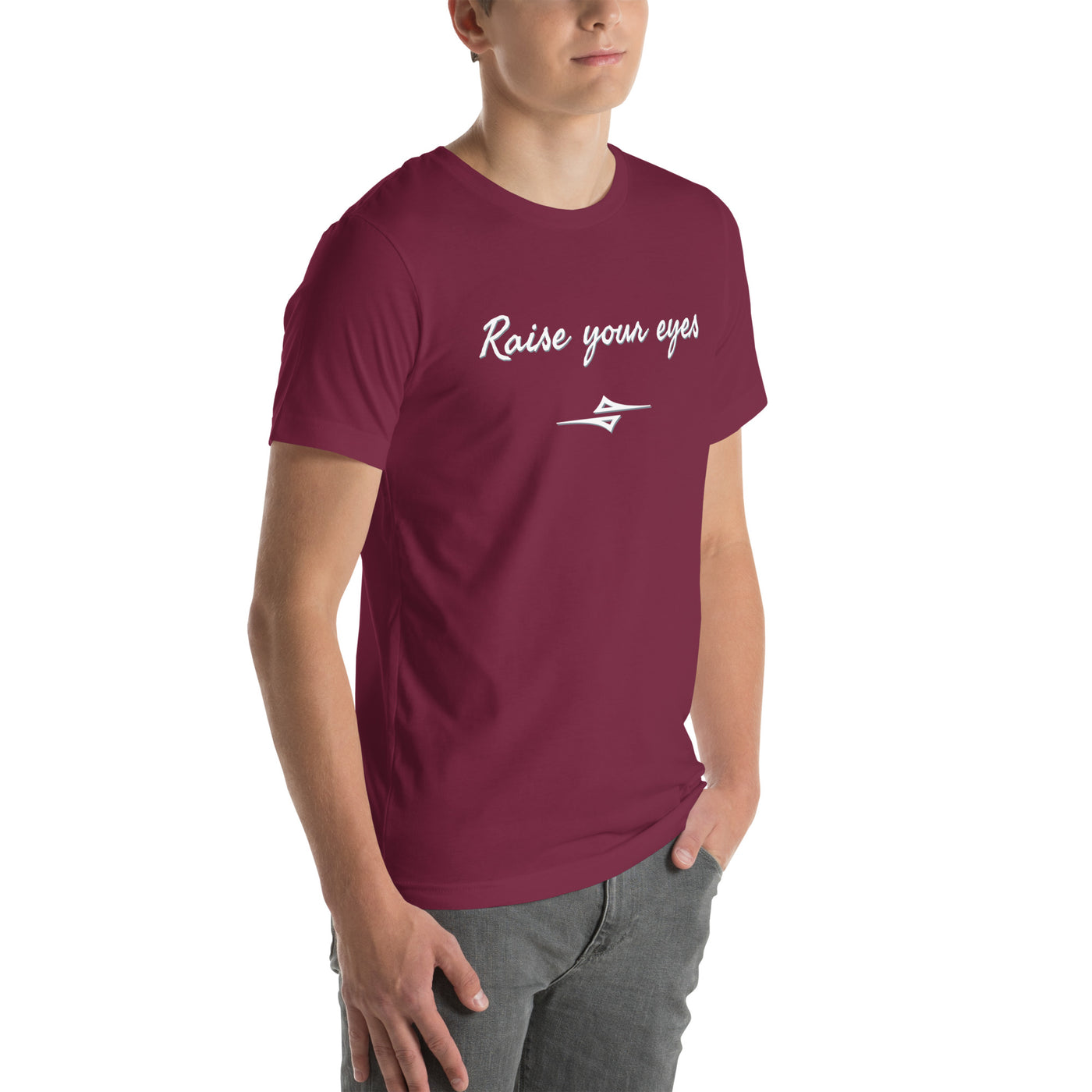 4iCe Elite Boxing Apparel maroon Raise your eyes t-shirt
